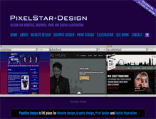 Tablet Screenshot of pixelstardesign.com